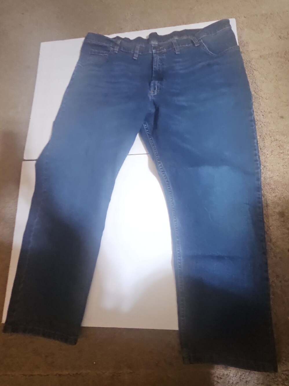 Wrangler Premium Quality Jeans Size 46X30 Blue Denim Comfort